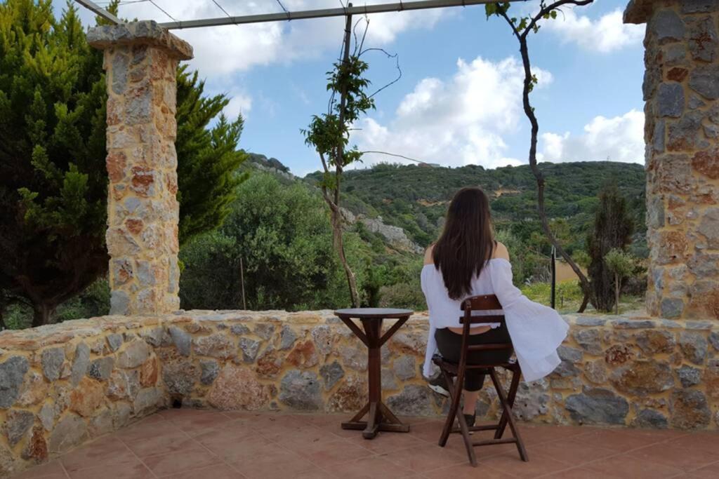 Ktima Sfakia Villa Kefalos  Bagian luar foto