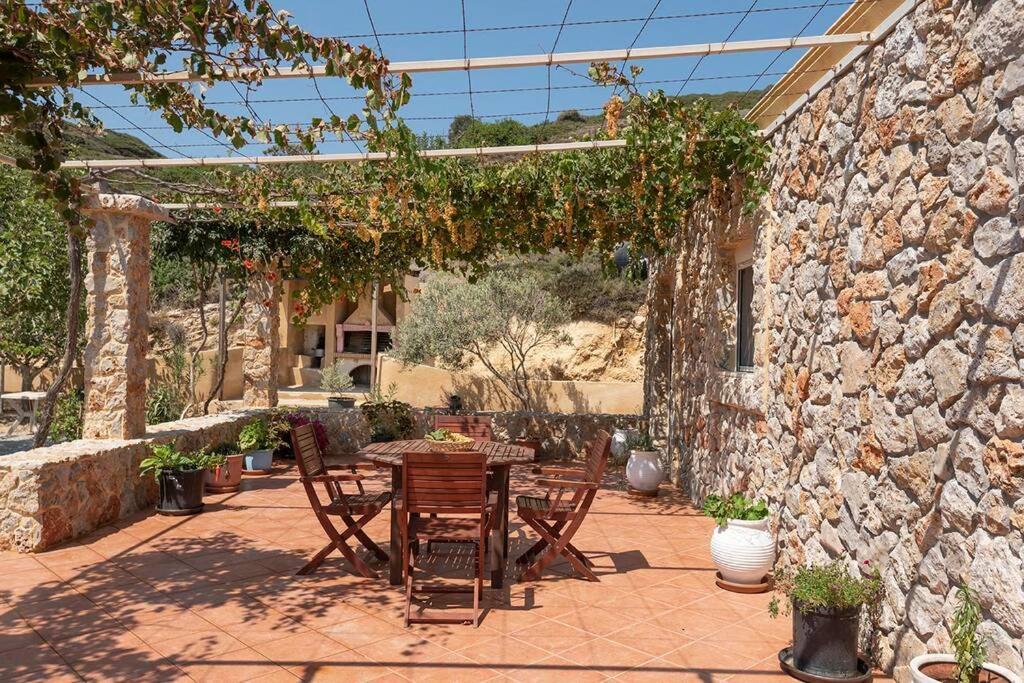 Ktima Sfakia Villa Kefalos  Bagian luar foto