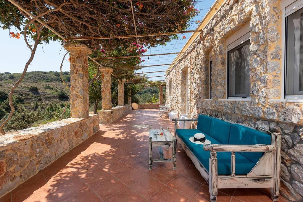 Ktima Sfakia Villa Kefalos  Bagian luar foto